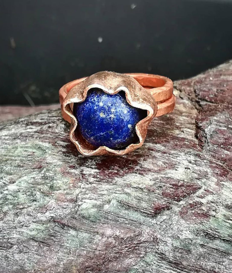 universe-nature-anello-rame-lapis-flower