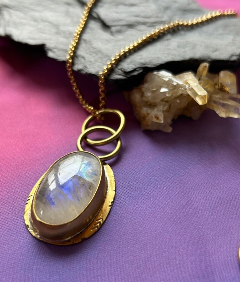 universe nature collana bianca labradorite